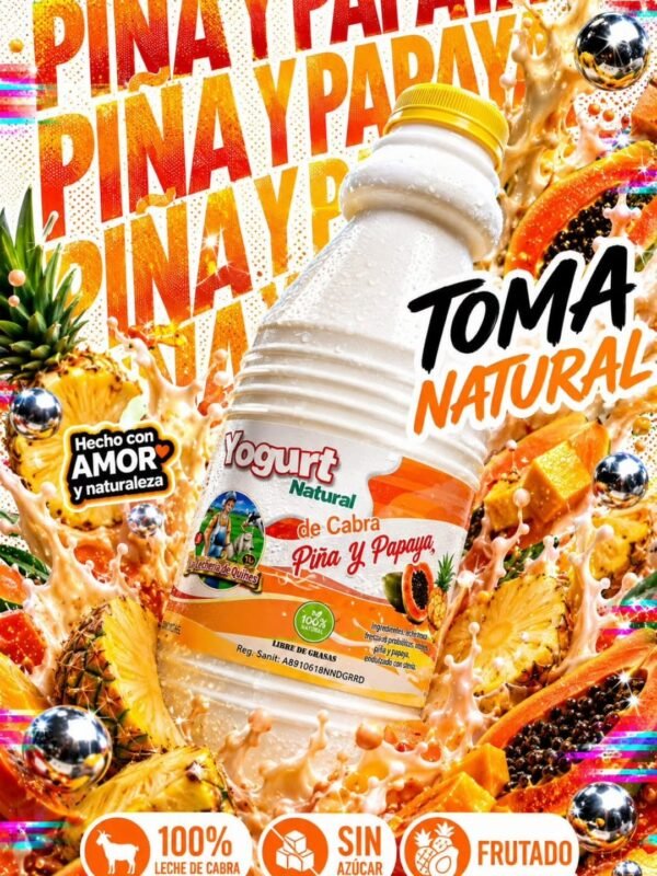 Yogurts frutados con stevia - 1 L
