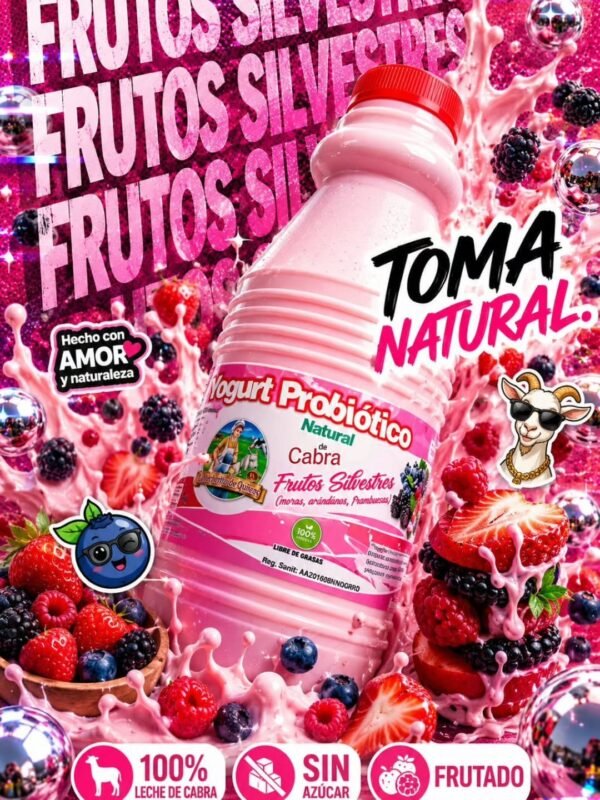 Yogurts frutados con stevia - 1 L