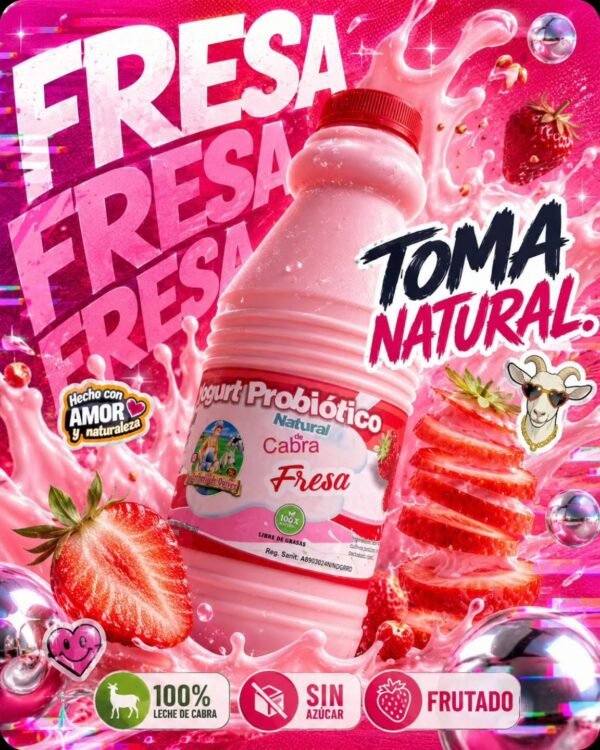 Yogurts frutados con stevia - 1 L