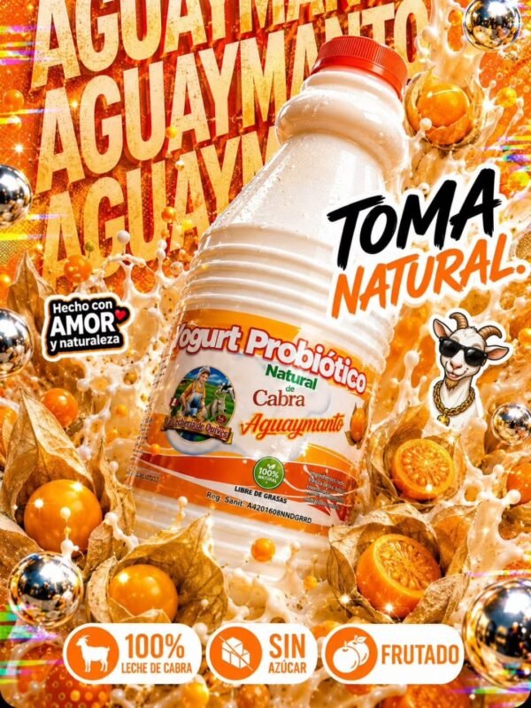 Yogurts frutados con stevia - 1 L